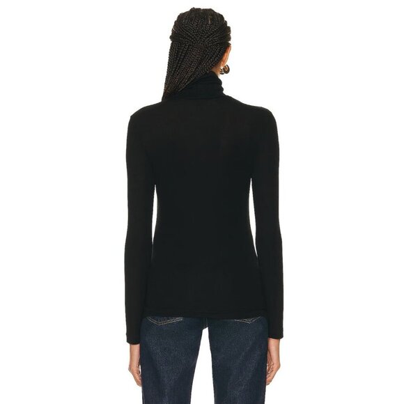 AGOLDE Pascale Turtleneck in Black Small Womens Long Sleeve Top - Picture 11 of 14